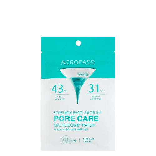 AcroPass - Pore Care Microcone Patch - Pore-Minimizing Patches with Microneedles - 4 pcs