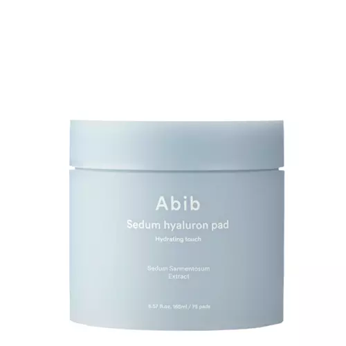 Abib - Sedum Hyaluron Pad Hydrating Touch - Moisturizing Facial Pads - 165ml/75pcs