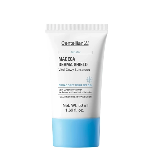 Centellian24 - Madeca Derma Shield Safe Moisture Sun Cream - Moisturizing Face Cream with SPF 50+ PA++++ - 50ml	