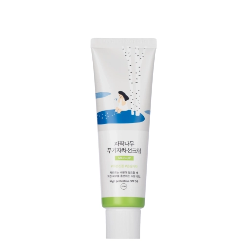 Round Lab - Moisture Mild-Up Sunscreen SPF50+ - Mild Moisturizing Sunscreen - 50ml