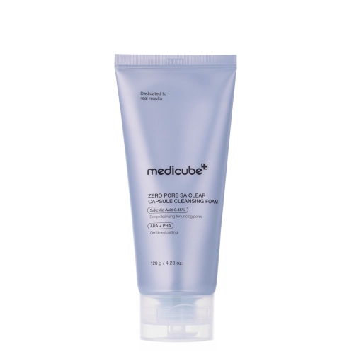 Medicube - Zero Pore Clearing Capsule Cleansing Foam - Facial Cleansing Foam with Exosome Micro Capsules and Acids - 120g