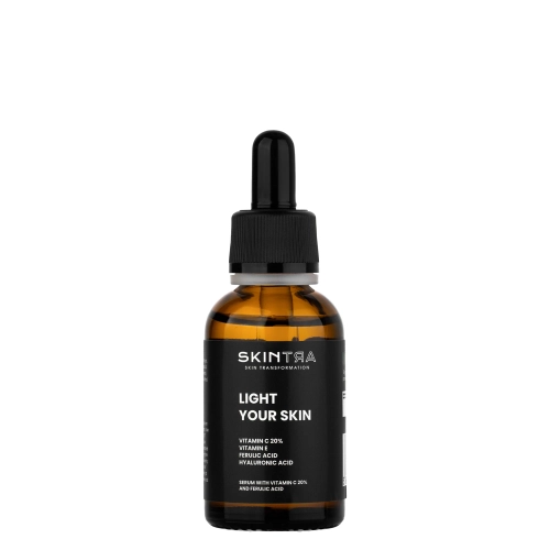 SkinTra - Light Your Skin - Serum with Vitamin C 20% and Ferulic Acid - 30ml