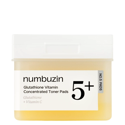 Numbuzin - No.5+ Glutathione Vitamin Concentrated Toner Pads - 180ml/70szt.