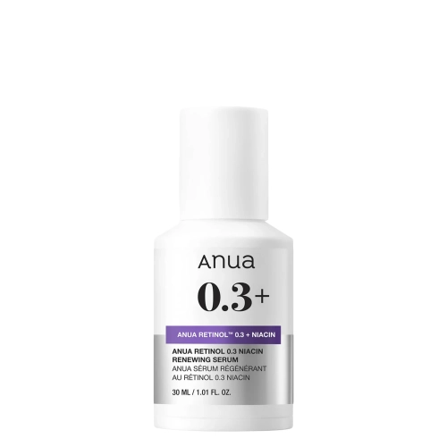 Anua - Nano Retinol 0.3% + Niacin Renewing Serum - Smoothing and Brightening Serum with Retinol - 30ml