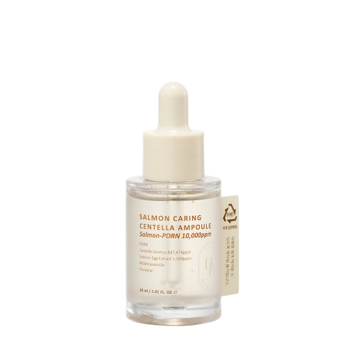 HEVEBLUE - Salmon Caring Centella Ampoule - Revitalizing Facial Ampoule - 30ml