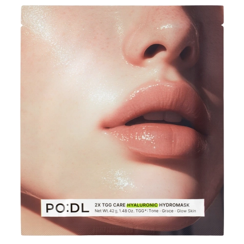 PO:DL - 2X TGG Care Hyaluronic Hydromask - Moisturizing Hydrogel Face Mask - 1 pc/42 g