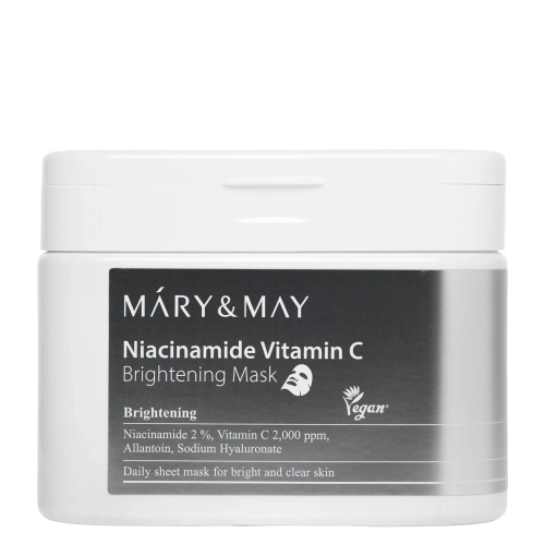 Mary&May - Niacinamide Vitamin C Brightening Mask - Brightening Face Mask Set - 30pcs.