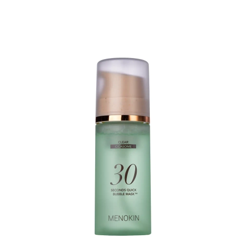 MENOKIN - 30 Seconds Quick Bubble Mask Clear - Soothing Foaming Face Mask - 95ml