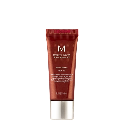 Missha - M Perfect Cover BB Cream SPF42/PA+++ - Covering BB Cream - No.25 Warm Beige - 20ml