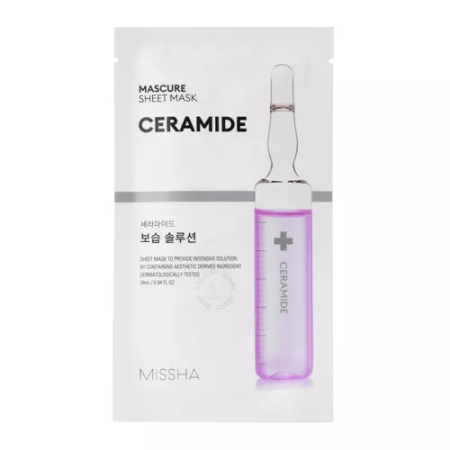 Missha - Mascure Moisture Solution Sheet Mask - Ceramide - Soothing Sheet Mask - 28ml
