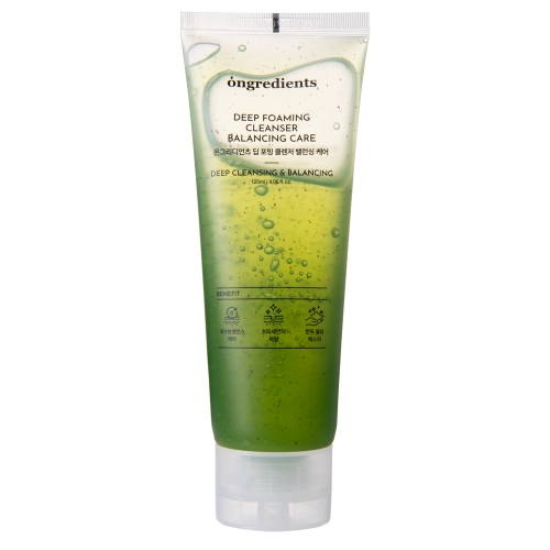 Ongredients - Deep Foaming Cleanser Balancing Care - Deep Cleansing Facial Foam - 120ml