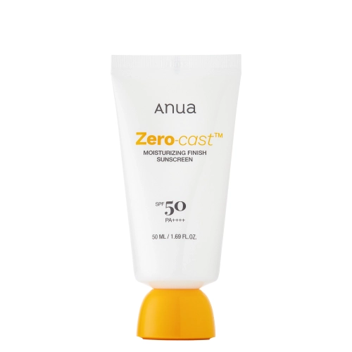 Anua - Zero-Cast Moisturizing Finish Sunscreen SPF50 PA++++ - Moisturizing Sunscreen without White Film - 50ml