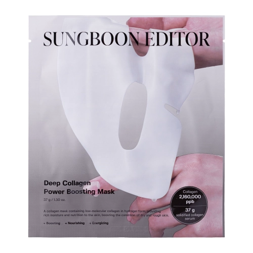 Sungboon Editor - Deep Collagen Power Boosting Mask - Lifting Hydrogel Face Mask - 1pc/37g
