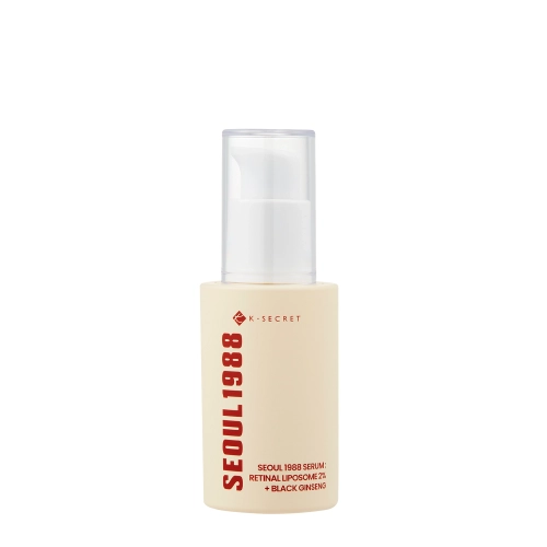 K-SECRET - SEOUL 1988 Serum : Retinal Liposome 2% + Black Ginseng - Firming Serum with Retinal - 30ml