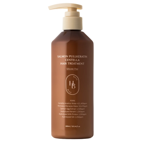 HEVEBLUE - Salmon PullKeratin Centella Hair Treatment - Regenerating HairConditioner - 300ml