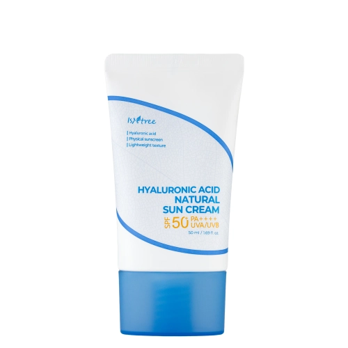 Isntree - Hyaluronic Acid Natural Sun Cream SPF50+/PA++++ - Mineral Filter Cream - 50ml