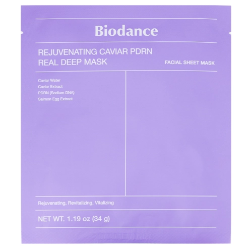 Biodance - Rejuvenating Caviar PDRN Real Deep Mask - 1szt/34g