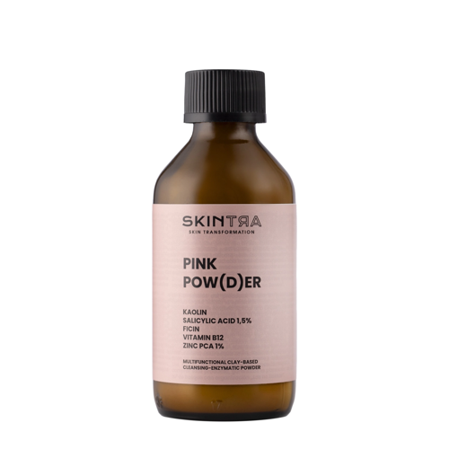 SkinTra - Pink Pow(d)er - Multifunctional Cleansing-Enzymatic Powder on Clay Base - 40g