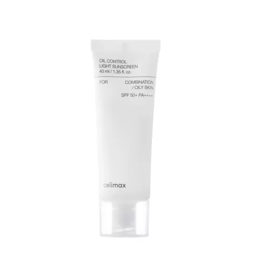 Celimax - Oil Control Light Sunscreen SPF50+ PA++++ - Sebum Regulating Cream with Filter - 40ml