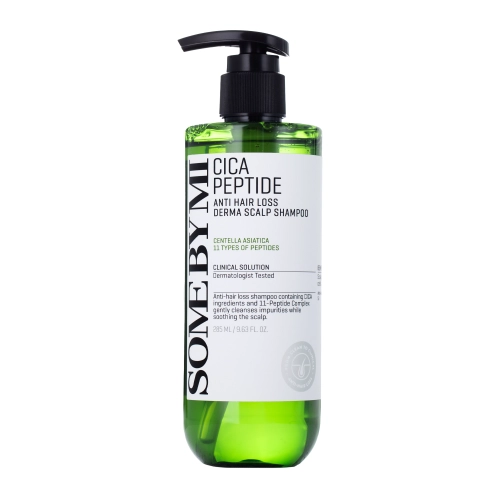 Some By Mi - Cica Peptide Anti Hair Loss Derma Scalp Shampoo - Peptide Shampoo for Falling Hair - 285ml