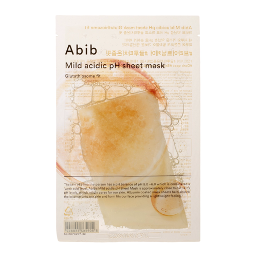 Abib - Mild Acidic Ph Sheet Mask Glutathiosome Fit - Moisturizing - Illuminating Sheet Mask - 30ml