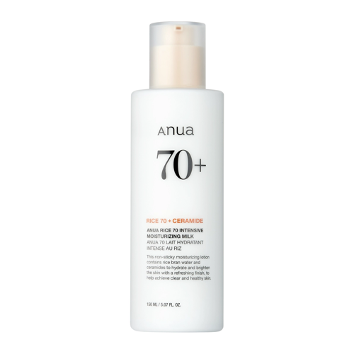 Anua - Rice 70 Intensive Moisturizing Milk - Intensive Moisturizing Face Lotion - 150ml