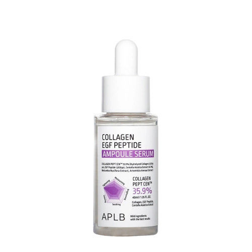 APLB - Collagen EGF Peptide Ampoule Serum - Moisturizing and Firming Face Serum - 40ml