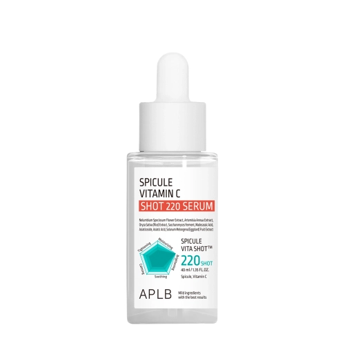 APLB - Spicule Vitamin C Shot 220 Serum - Microneedle Serum with Vitamin C - 40ml