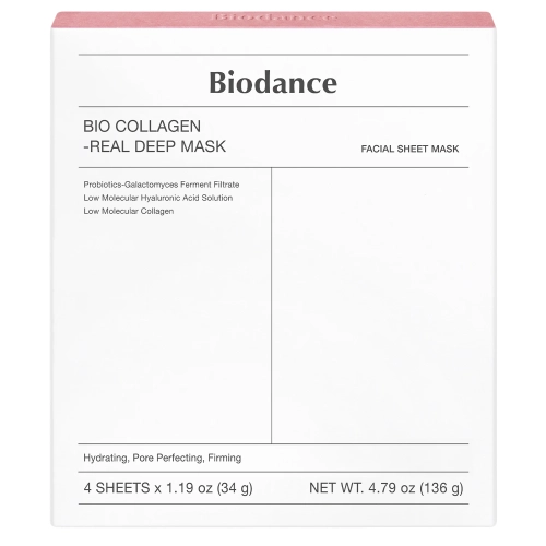 Biodance - Bio-Collagen Real Deep Mask Set - Firming Collagen Face Mask Set - 4pcs/34g