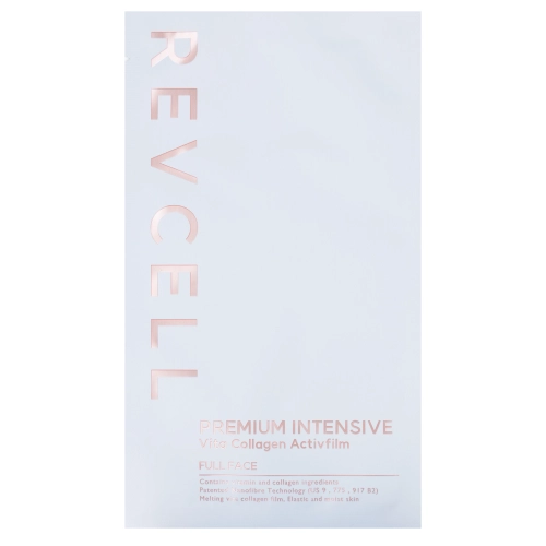 REVCELL - Premium Intensive Vita Collagen Activfilm Full Face - Collagen Soluble Mask - 1pc/3,603g