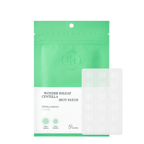 Purito Seoul - Wonder Releaf Centella Spot Patch - Invisible Pimple Patches - 51 pcs.