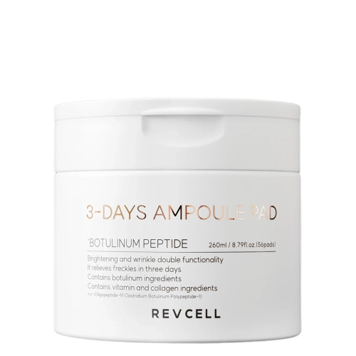 REVCELL - 3-Day Ampoule Pad - Firming & Moisturizing Facial Pads - 56 pcs / 260 ml