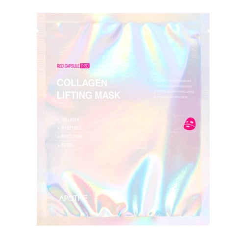 APOTHE - Red Capsule Pro-Collagen Lifting Mask - Firming Hydrogel Mask - 1pc/34g       