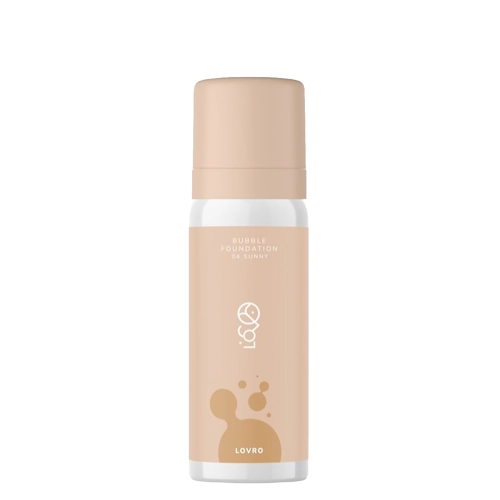 LOVRO - Bubble Foundation - Foundation with an Aerated Brightens Formula - 04 Sunny - 50ml 