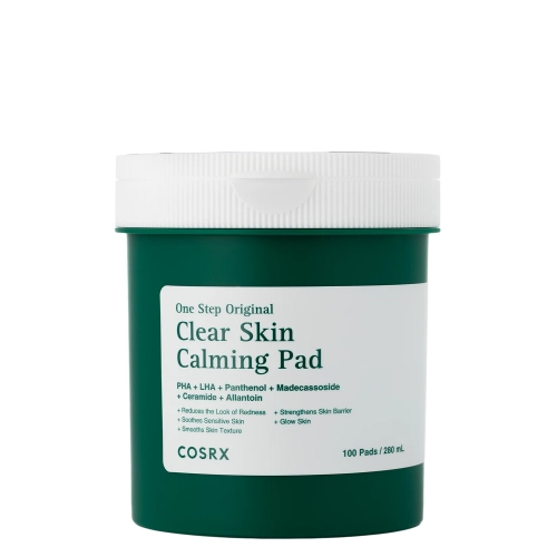 COSRX - One Step Original Clear Skin Calming Pad - Soothing Pads Purifying for Problem Skin - 280ml/100pcs