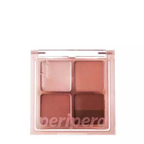 Peripera - Ink Pocket Shadow Palette - Eye Shadow Palette - 004 You Know What Mute Is - 4 x 1.6g