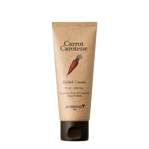 Skinfood - Carrot Carotene Relief Cream - Soothing Face Cream with Carrot Root Extract - 70ml