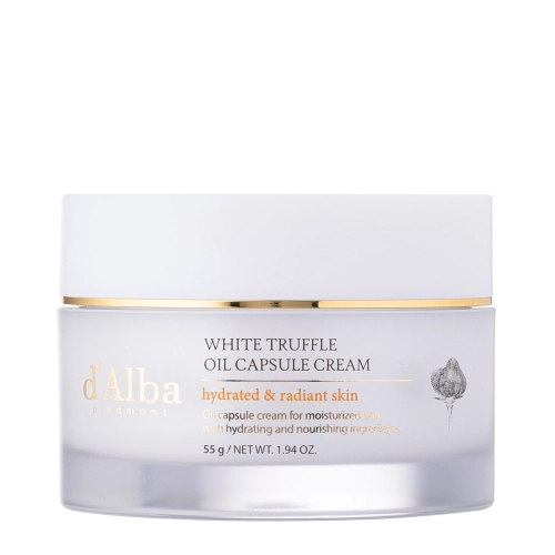 d'Alba - White Truffle Oil Capsule Cream - Nourishing Face Cream - 55g