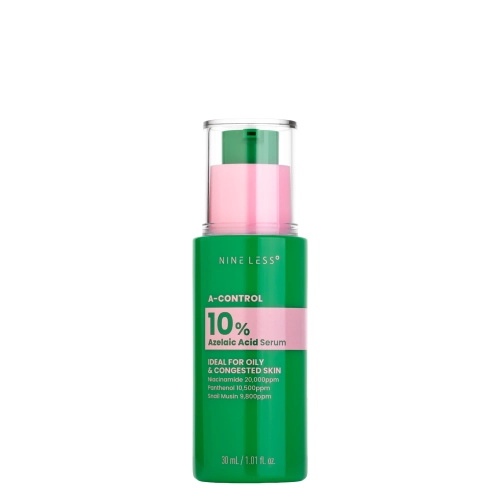 Nine Less - A-Control 10% Azelaic Acid Serum - Serum with 10% Azelaic Acid - 30 ml