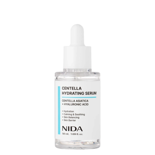 NIDA - Centella Hydrating Serum - Moisturizing and Soothing Face Serum - 50 ml