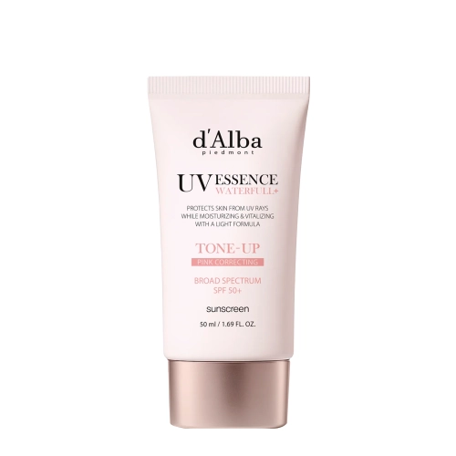 d'Alba - Waterfull Tone-Up Sun Cream SPF50+ PA++++ - Toning Face Cream with Filter - 50ml