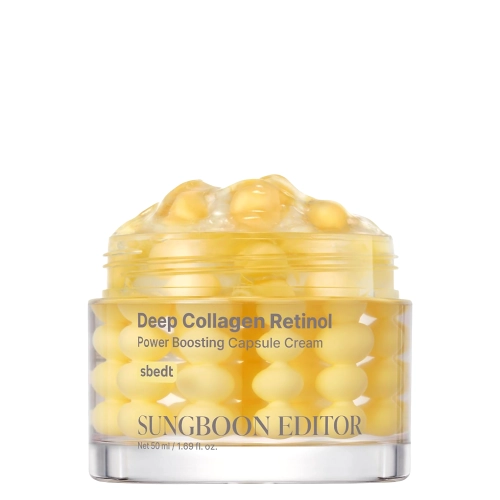 Sungboon Editor - Deep Collagen Retinol Power Boosting Capsule Cream - Capsule Cream with Collagen and Retinolem - 50ml