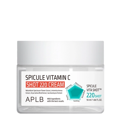APLB - Spicule Vitamin C Shot 220 Cream - Microneedle Vitamin C Cream - 55ml