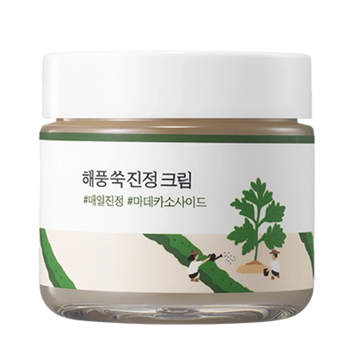 Round Lab - Mugwort Calming Cream - Nourishing Face Cream - 80ml