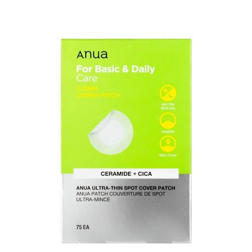 Anua - Ultra Thin Spot Cover Patch - Ultra Thin Pimple patches - 75 pcs.