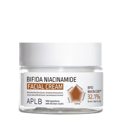 APLB - Bifida Niacinamide Facial Cream - Pore Narrowing Cream with Niacinamide - 55ml