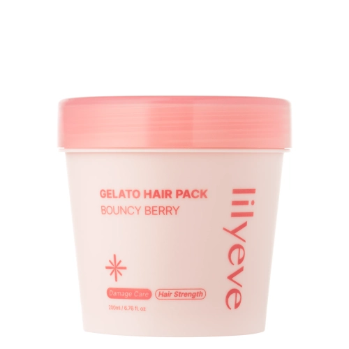 lilyeve - Repair:Turn Gelato Hair Pack - Strengthening Hair Mask - Bouncy Berry - 200 ml