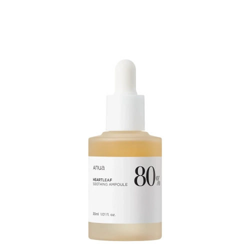 Anua - Heartleaf 80% Soothing Ampoule - Soothing Facial Ampoule with 80% Heartleaf Extract - 30ml
