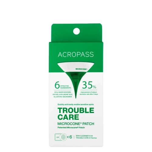 AcroPass - Trouble Care Microcone Patch - Micro-Needle Patches for Skin Imperfections - 6 pcs