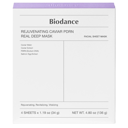 Biodance - Rejuvenating Caviar PDRN Real Deep Mask - 4szt/34g
